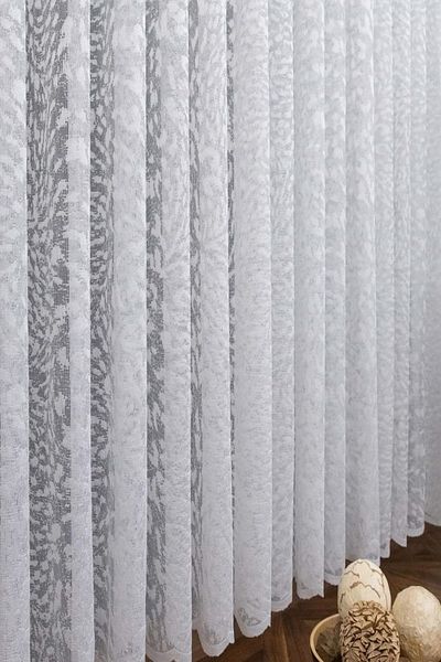 farbateks Snowdrop Pattern Model Design Does Not Want Iron Non-Wrinkle 1/2layer Pleated Tulle Curtain