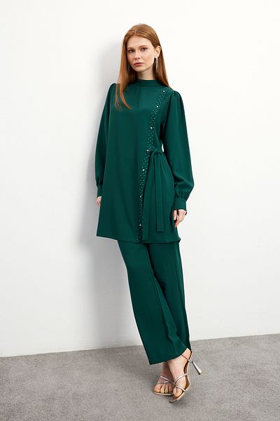 VAVİNOR Σετ Eliza Emerald Tunic-Pants