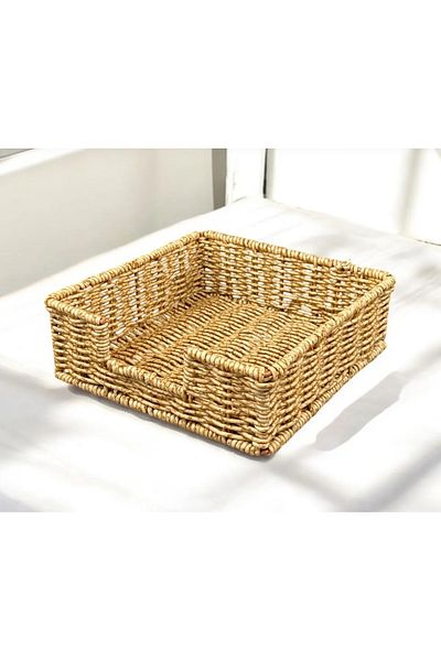 MODA Wicked Rattan Napkin Holder Storage Box Presentation Holder Napkin Holder