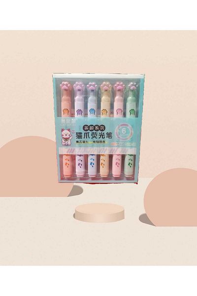 gebzeli Highlighter Set - Pack of 6