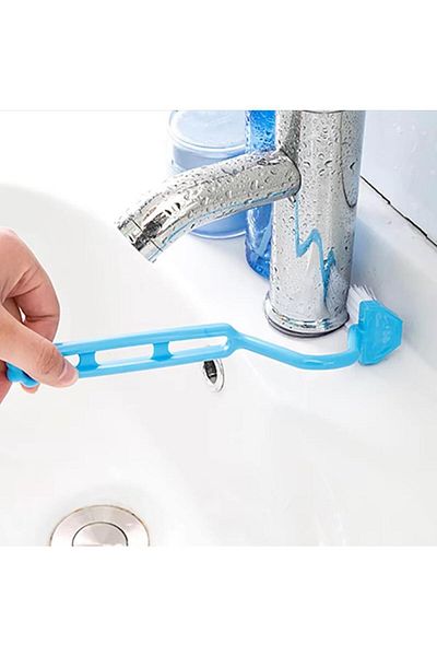Hayveys Mini Toilet Bowl Brush V-Shaped Toilet Fine Bottoming Cleaning Brush