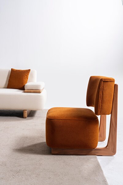 vimini home Lisa Soft Ahşap Berjer