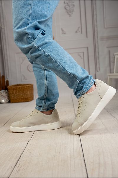 DAXİS Sportwear Company Ανδρικά παπούτσια με κορδόνια από γνήσιο δέρμα - Ανδρικά παπούτσια SUEDE