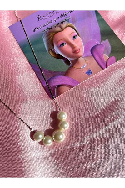 Reorah Collection Mermaidia Five Pearl Necklace