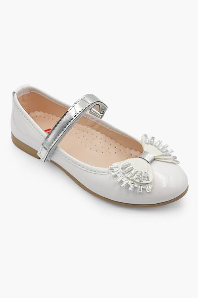 CARLA BELLA Balerina pentru fete, ortopedică, cu velcro, fundă, zilnică, pentru absolvirea școlii, balerină pentru fete