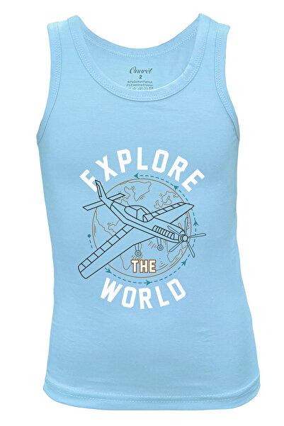 Onurel Хлопчачий 5-пакетний набір різного кольору з принтом літака, з еластичним трикотажем