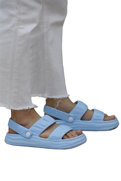 Liger BLUE Sandale de damă ușoare și confortabile - pentru plajă și piscină