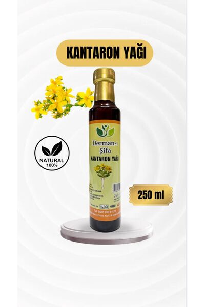 Derman-ı Şifa زيت نبتة سانت جون قارورة زجاجية 250 مل