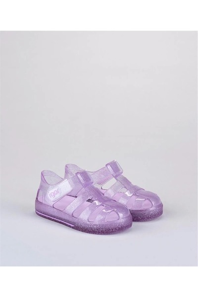 IGOR STAR GLITTER S10265 Момичешки сандали в цвят лилаво