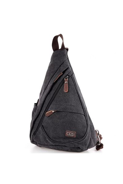 ÇÇS Bodybag 51397 Cross Strap Backpack Black