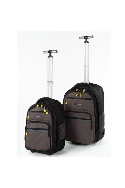 ÇÇS 51422 Double Backpack with Small and Large Wheels