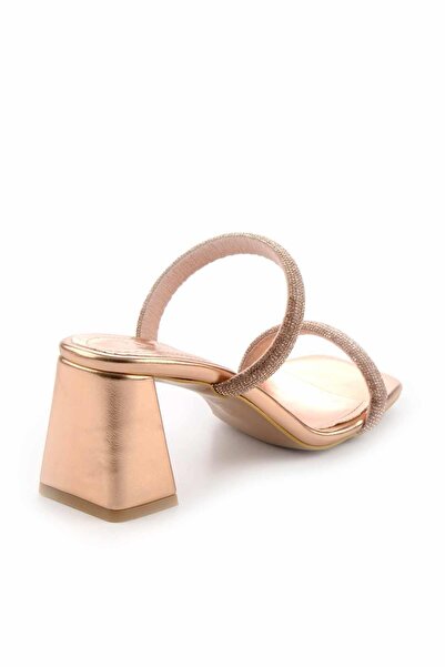 Bambi Metalik Rose Kadın Terlik K04215080809