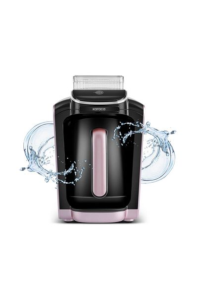 Karaca Hatır Aqua Wassertank Automatische Türkische Kaffeemaschine Rose Gold