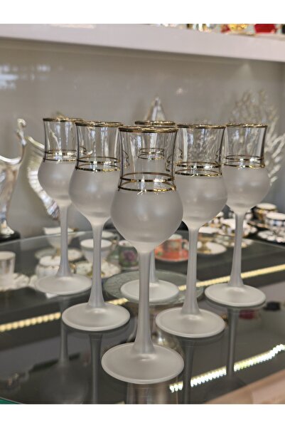 P&ORA PREMIUM KITCHEN PRODUCTS P&ORA GRAPPA KUMLAMA GOLD 6 Lİ KAHVE YANİ SU B...
