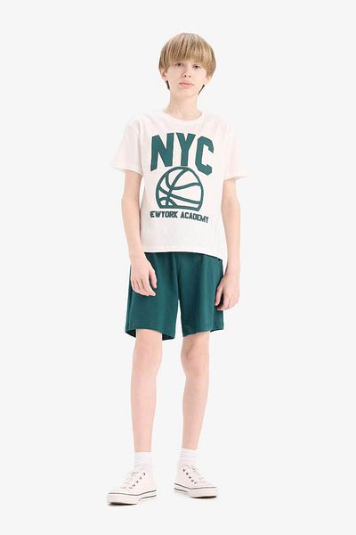 DeFacto White Boy's Top and Bottom Suit E6542A8/Wt32