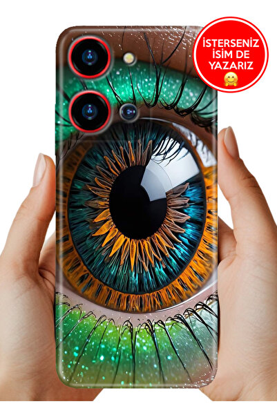 Reeder S19 Max Pro S Zoom Kılıf Desenli Baskılı Lens Korumalı Silikon Nadir Göz