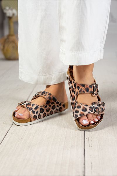 DAXİS Sportwear Company Women's Patterned Buckle Slippers
