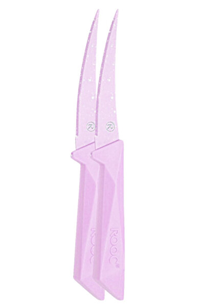 Rooc 2-Piece Fruit Knife Patterned Knife Granite Patterned Lilac Fruit Knife