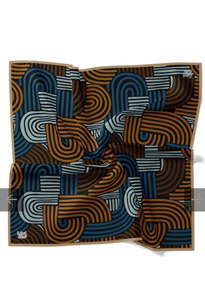 Levidor Levi̇dor Geometric Pattern Crystal Scarf