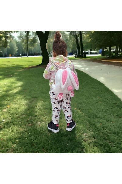 Mellito Toyzz Cute Plush Rabbit Ear Children's Backpack & Gift 28 cm X 35 cm