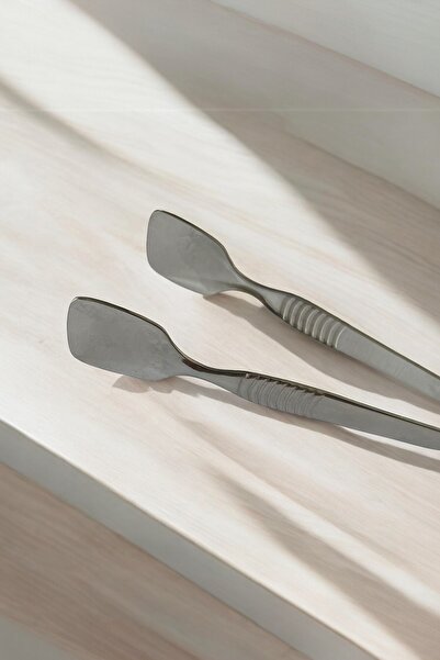 Dore Voir Steel Sugar Tongs - Striped Model 18/10