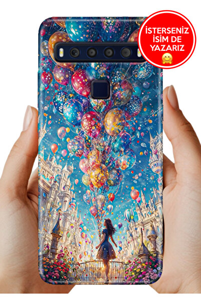 TCL 10L Kılıf Desenli Baskılı Kamera Korumalı Silikon Mutlu Kız