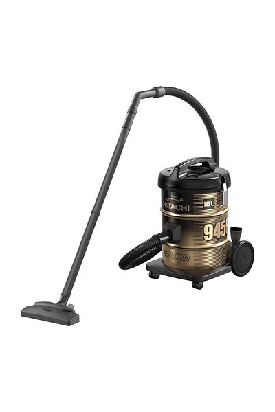 HITACHI Vacuum Cleaner 2000 Watts 18 Liter CV-945F - Black