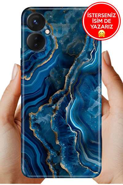 TECNO Spark 9-Pro (KH7n) Kılıf Ergonomik Resimli Desenli Silikon DarkAmetist