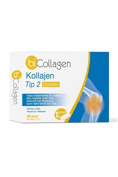 Bicollagen Biosal Bi Collagen Multi Kolajen Complex Tip 2 - 30 Tablet Multi V...
