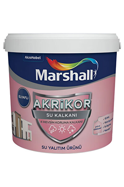 Marshall Akrikor Su Kalkanı Elyaflı Su Kesici Beyaz 10 Kg-kolay Uygulanan Su Yalıtım Malzemesi