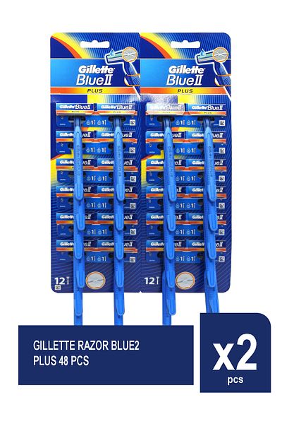 Gillette RAZOR BLUE2 PLUS 48 PCS X 2
