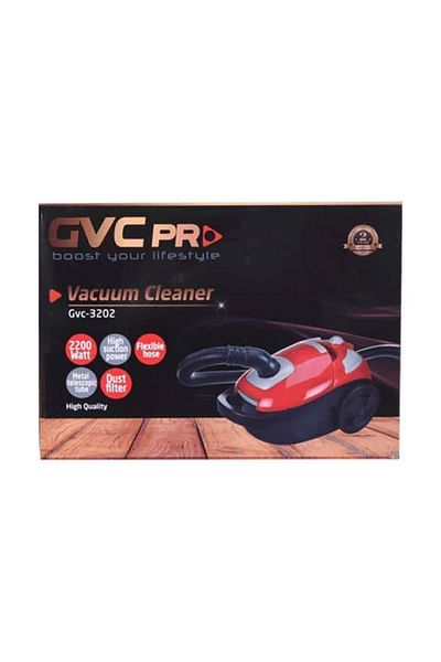 GVC Pro Vacuum Cleaner 3L 2200W GVC-3202 - Red