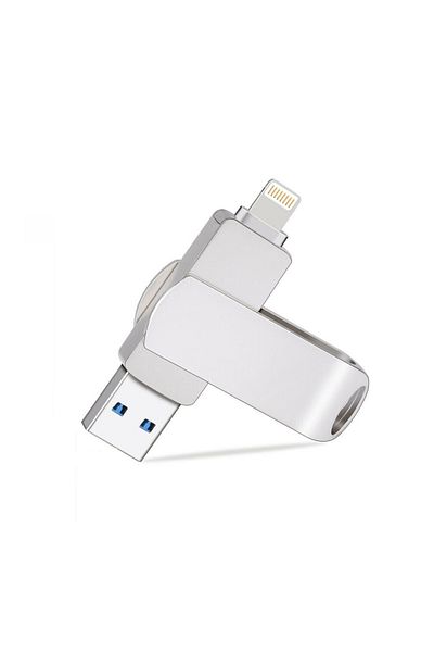Mettzchrom 64Gb Otg USB Lightning Capacity Compatible with iPhone 14 Serie and Lower Series