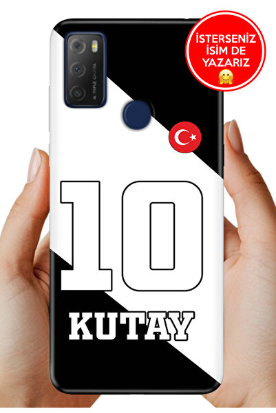 TCL 20E Kılıf Kişiye Özel İsim Yazılı Forma Tasarım Silikon Zigzag
