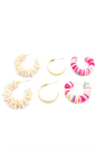 MENESSA أقراط كريستال كريمسينسي مطرزة