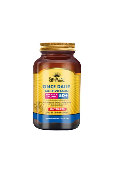 SUNSHINE Nutrition Once Daily Multi Vitamin M/W 50+ Tab 100'S
