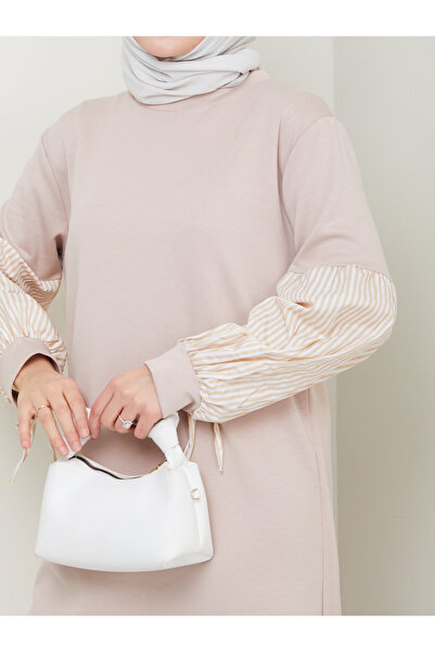 Moda Krash Balloon Sleeve Shirt Detail Sports Suit