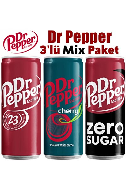 Dr. Pepper Dr Pepper 3'lü Mix Paket