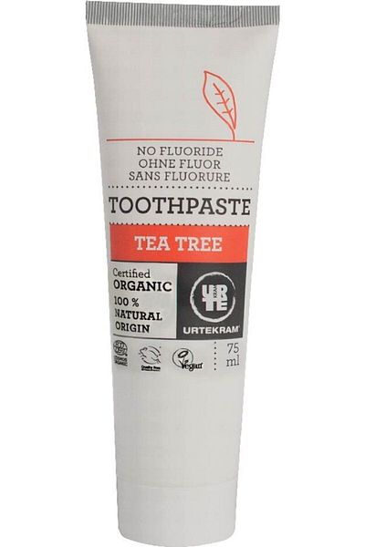 Urtekram Organic Toothpaste with Tea Tree Extract Fluoride Free