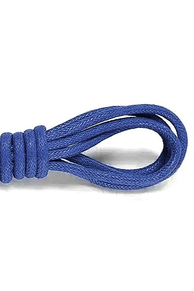 hapshoe 60 cm Saks Blue Waxed Classic Shoe Laces