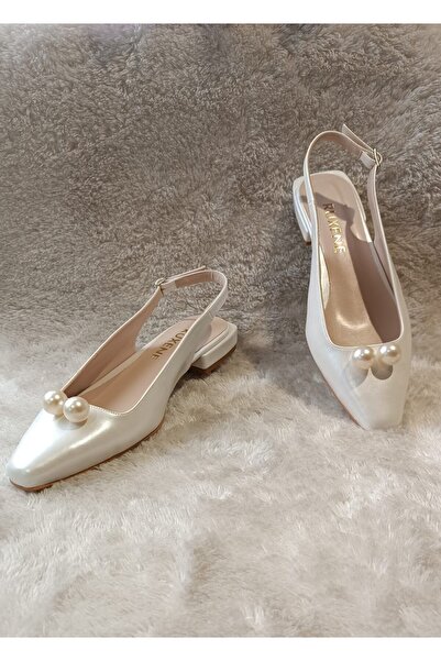 RUXENE PEARLY ДВОЙНА ПЕРЛИНА ДЕТАЛЬНИЙ КВАДРАТНИЙ НОС 2 СМ КВАДРАТНИЙ КАБЛУК БАБЕТИ ВЕСІЛЬНІ ТУФЛІ