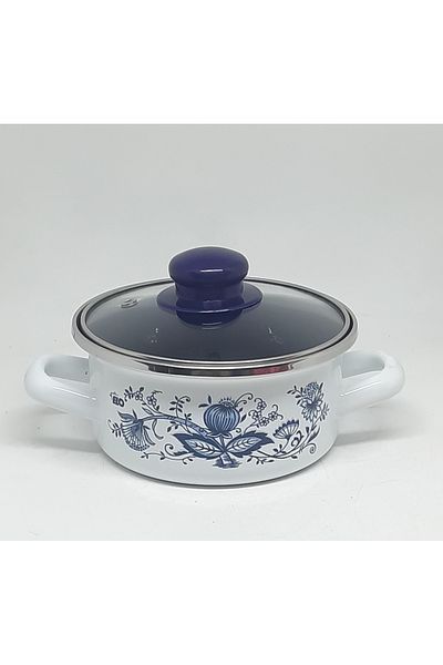 Avşar Enamel Evi̇m 14 cm 1 Liter Poppy Enamel Pot
