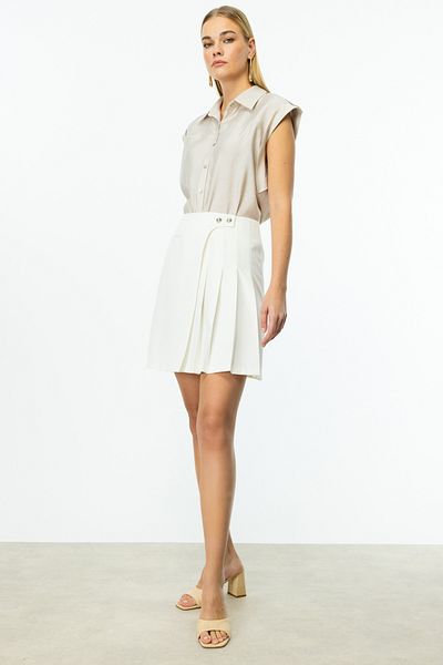 Ekol Pleated Mini Skirt