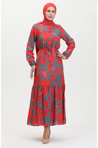 MODA Marbling Patterned Hijab Dress