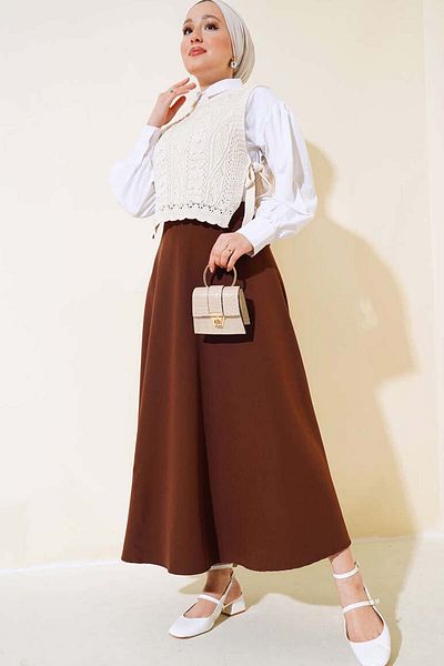 İKLİM LİFE Belted Pompom Sweater