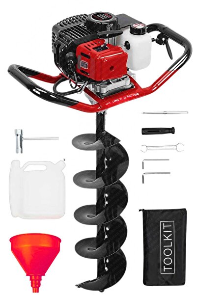 Graizer Alman Gtx52 150 Mm Çelik Şanzuman 
Benzinli Toprak Burgu Makinesi Fidan Dikme Makinesi