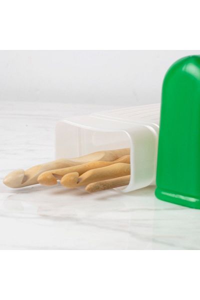 SAVA HOME COLLECTİON Κουτί Loren 20 cm Σκούρο Πράσινο Κροσέ