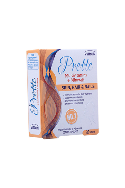 vitron Pretty Multivitamins & Minerals Skin Hair & Nails Tab 30S