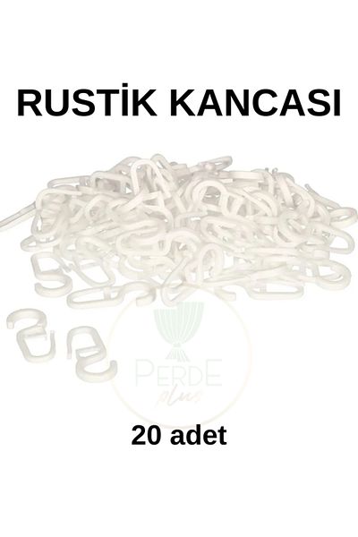 Perdeplus Rustic Ring Hook 20 Clips
