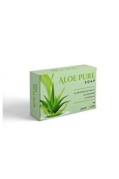 Pure Cure Aloe Pure Soap 75Gm